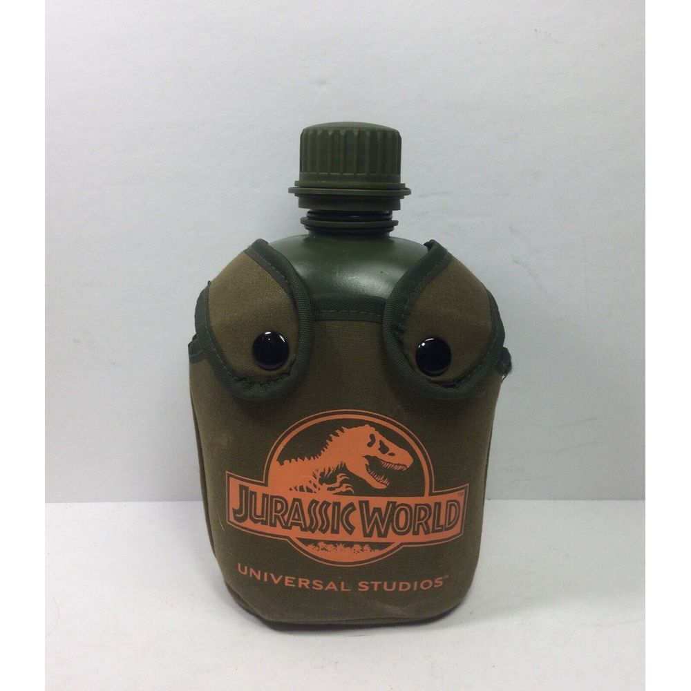 Universal Studios‎ Jurassic World Canteen Dinosaur Water Jug Camping Hiking